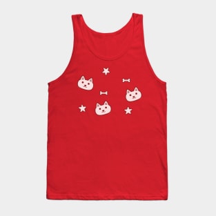 Dog + Star + Bone Red Tank Top